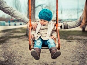 In the divorce children involved at Indianapolis, IN.