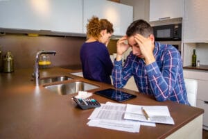 Stressed Couple after Losing a Job - Dixon & Moseley